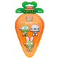 Carrot Pocket POP blister 3 figures Ninja Turtles Donatello Shredder Michelangelo easter - Thumbnail 1