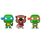 Carrot Pocket POP blister 3 figures Ninja Turtles Splinter Leonardo Raphael easter - Thumbnail 2