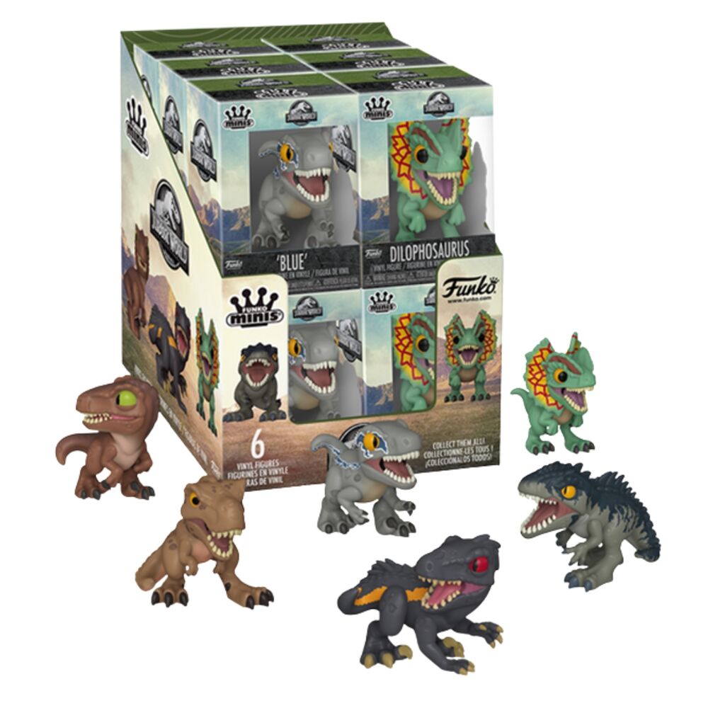 Assorted Mini Vinyl figure Jurassic World 2