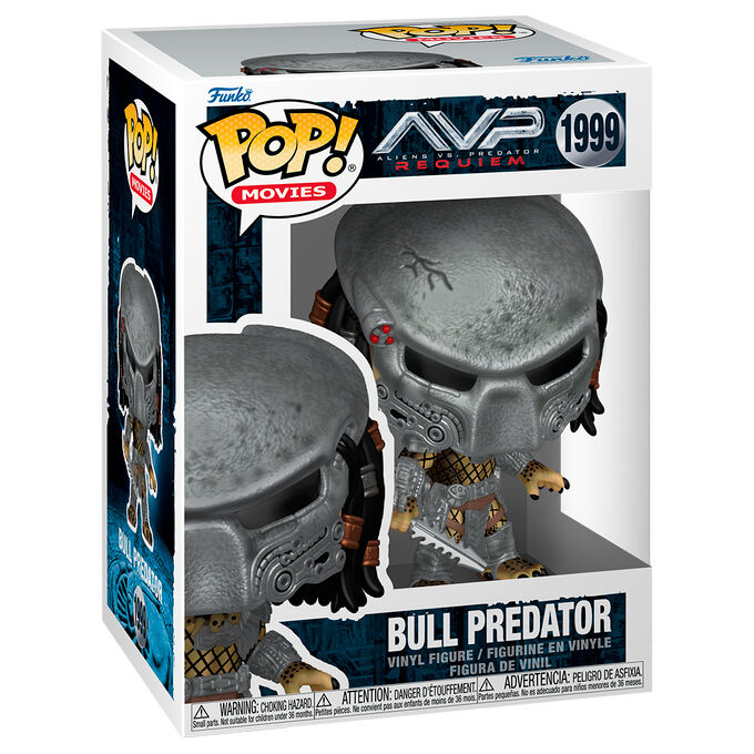 POP figure Alien vs Predator Requiem Bull Predator 1