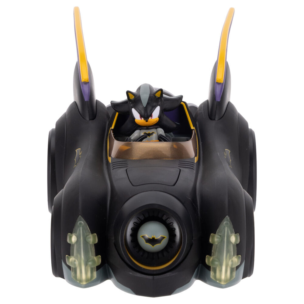 Sonic The Hedgehog Shadow Batman figure + Batmobile 2