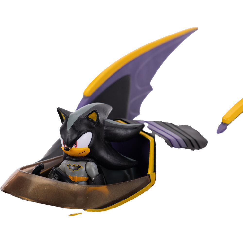 Sonic The Hedgehog Shadow Batman figure + Batmobile 3