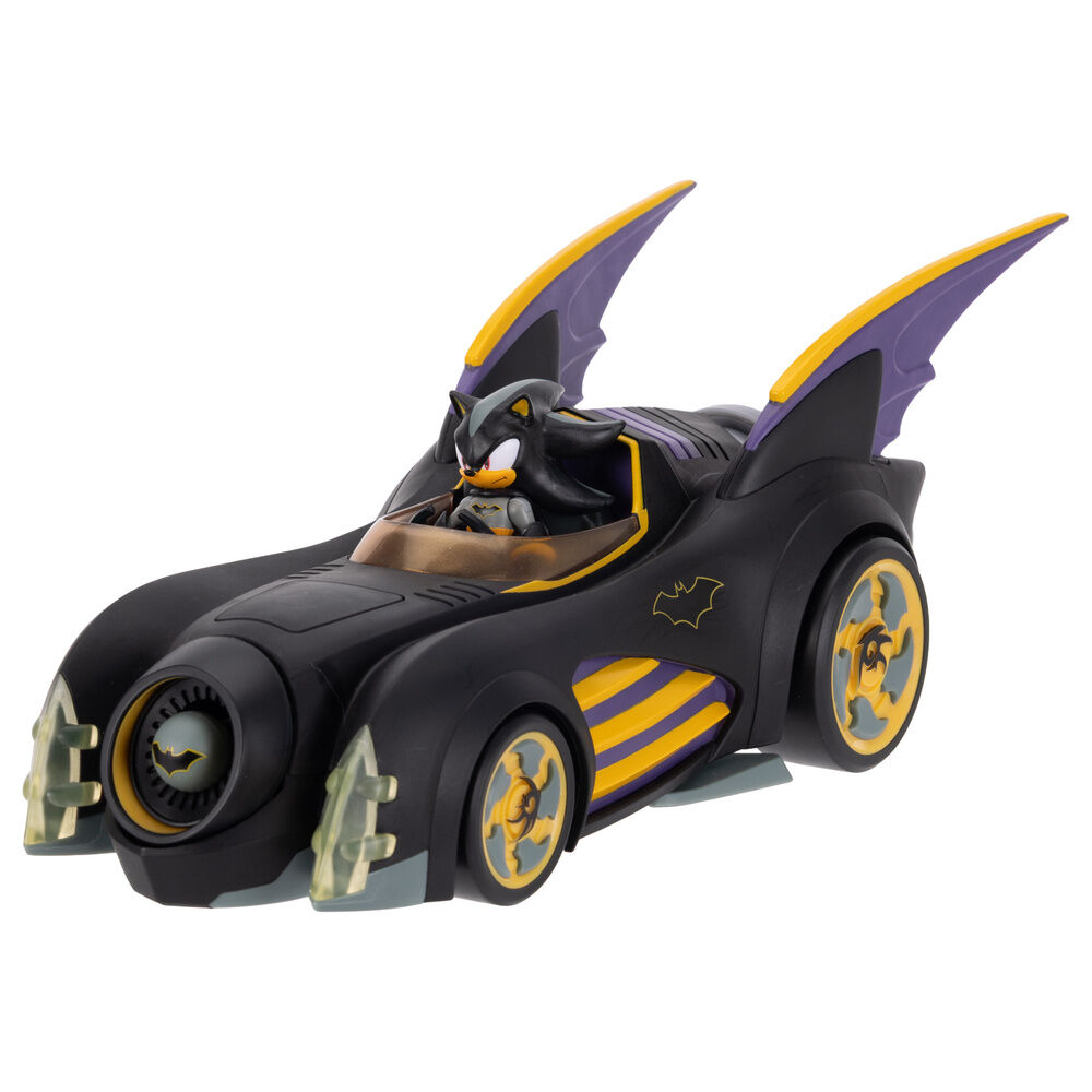 Sonic The Hedgehog Shadow Batman figure + Batmobile 4