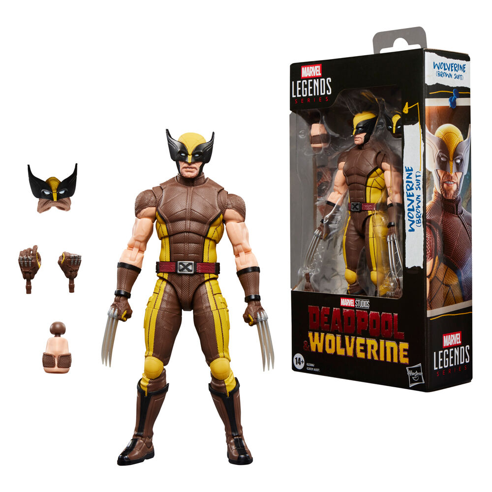 Marvel Legends Series Deadpool & Wolverine - Wolverine Brown Suit figure 15cm 8