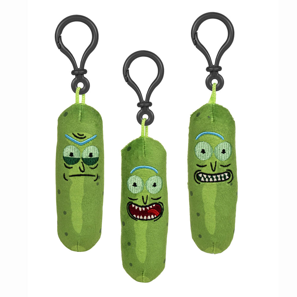 Rick & Morty Pickle assorted plush keychain 10cm 1