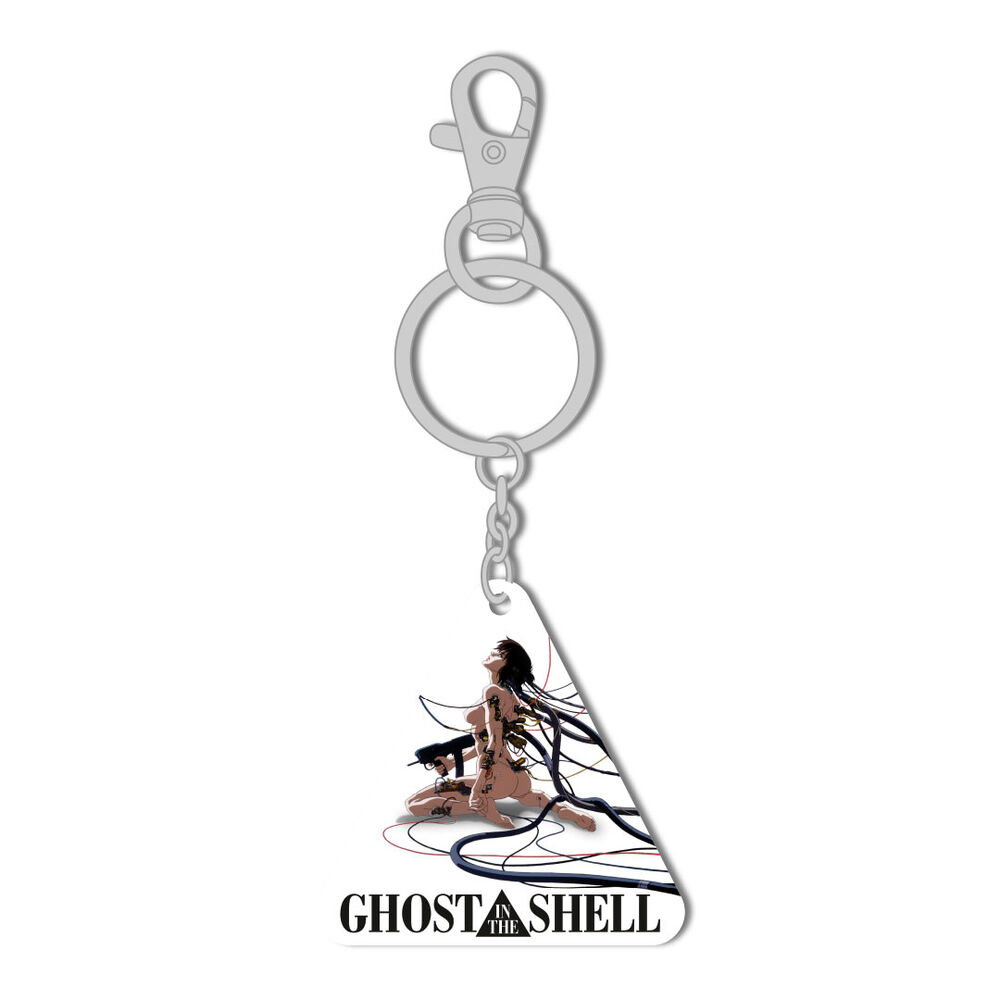 Ghost in the Shell Resting Motoko metal keychain 1