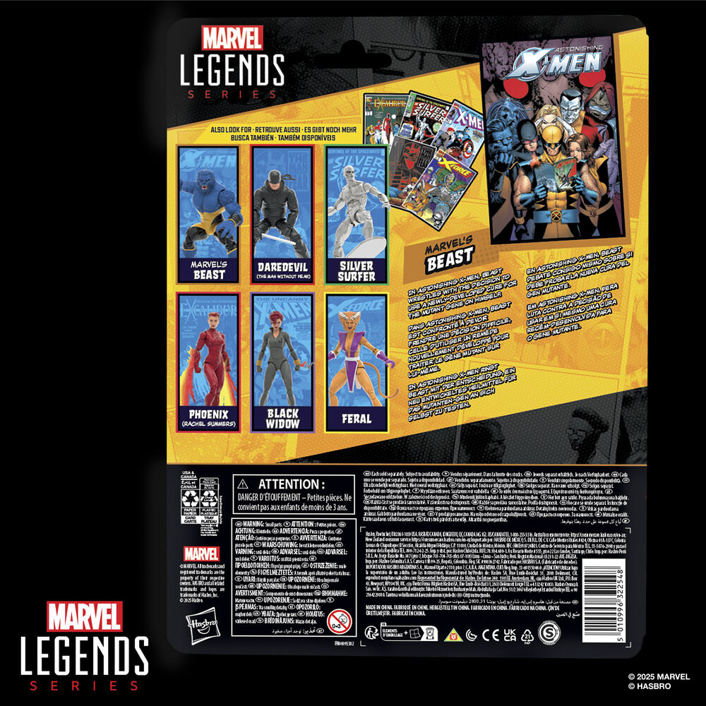 Marvel Legends Series X-Men Astonishing Beast figure 15cm 10