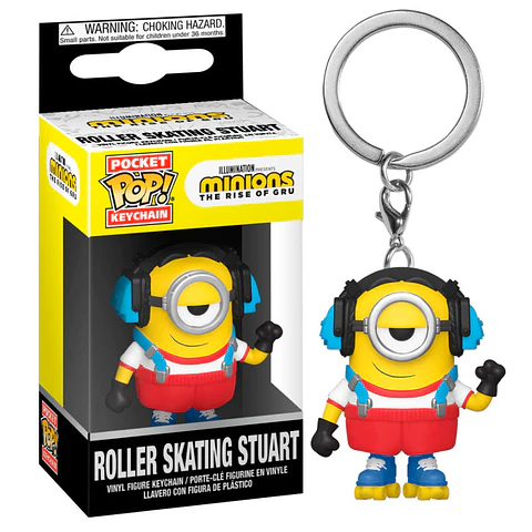 Pocket POP keychain Minions 2 Roller Skating Stuart