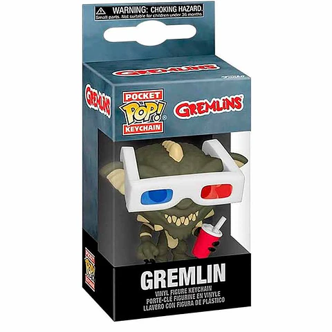 Pocket POP keychain Gremlins Gremlin with 3D Glasses