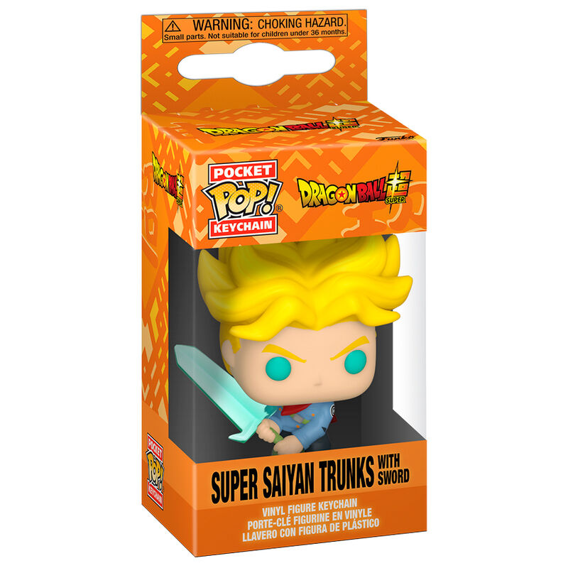 Pocket POP Keychain Dragon Ball Super Saiyan Trunks with Sword 1