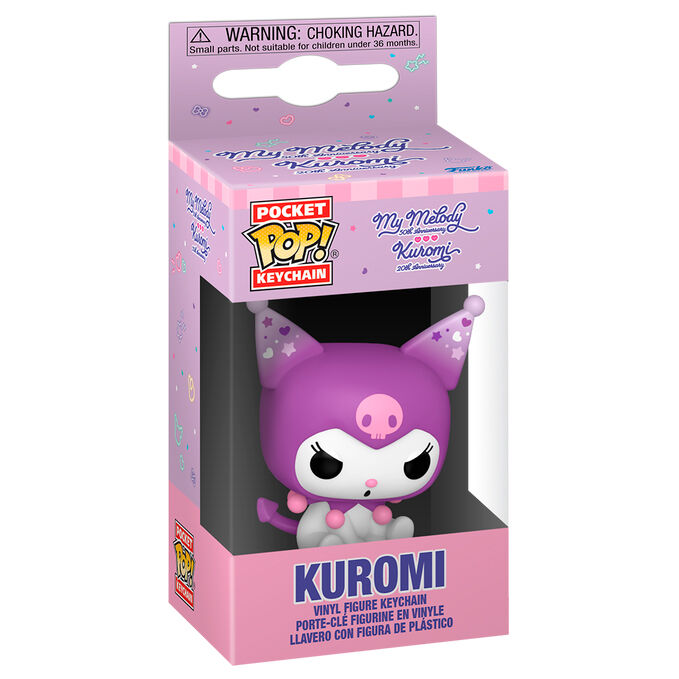 Pocket POP Keychain Hello Kitty 20th Anniversary Kuromi Grumpy 1
