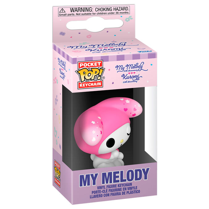 Pocket POP Keychain Hello Kitty 50th Anniversary My Melody 1