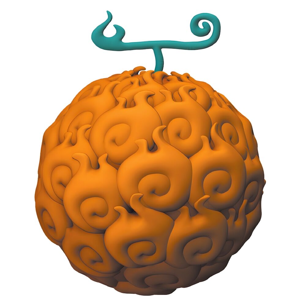 One Piece Flame-Flame Fruit money box figure 8cm 1