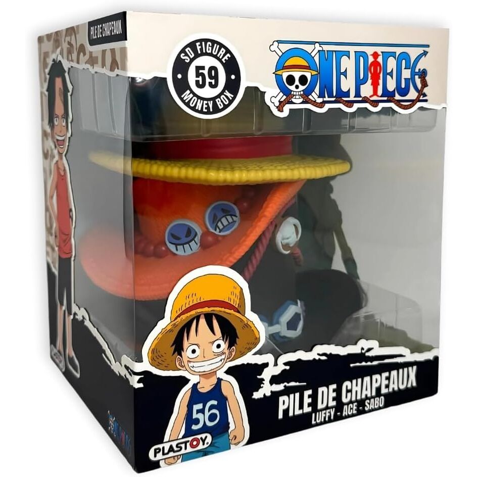 One Piece Pila Hats money box figure 16cm 2