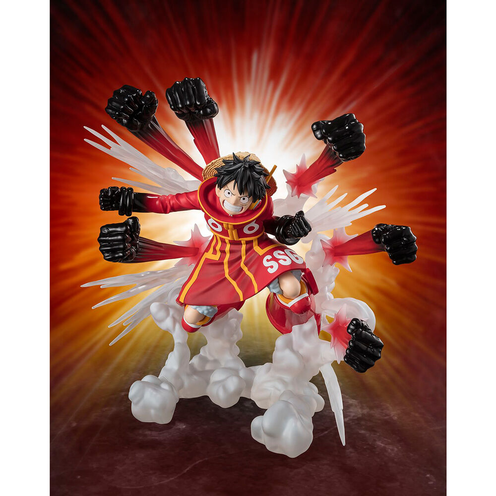 One Piece Monkey D Luffy Gum Gum Hawk Gatling Extra Battle S.H. Figuarts Zero figure 15cm 1