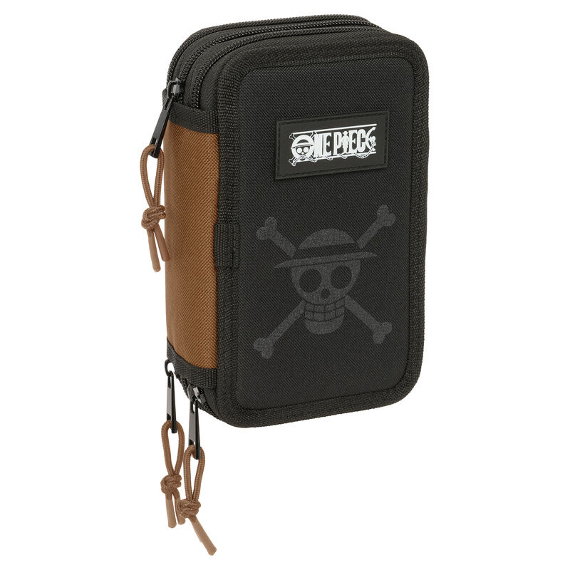 One Piece triple pencil case 37pcs 1