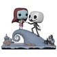 POP figures Disney Nightmare Before Christmas Jack and Sally on the Hill - Thumbnail 2