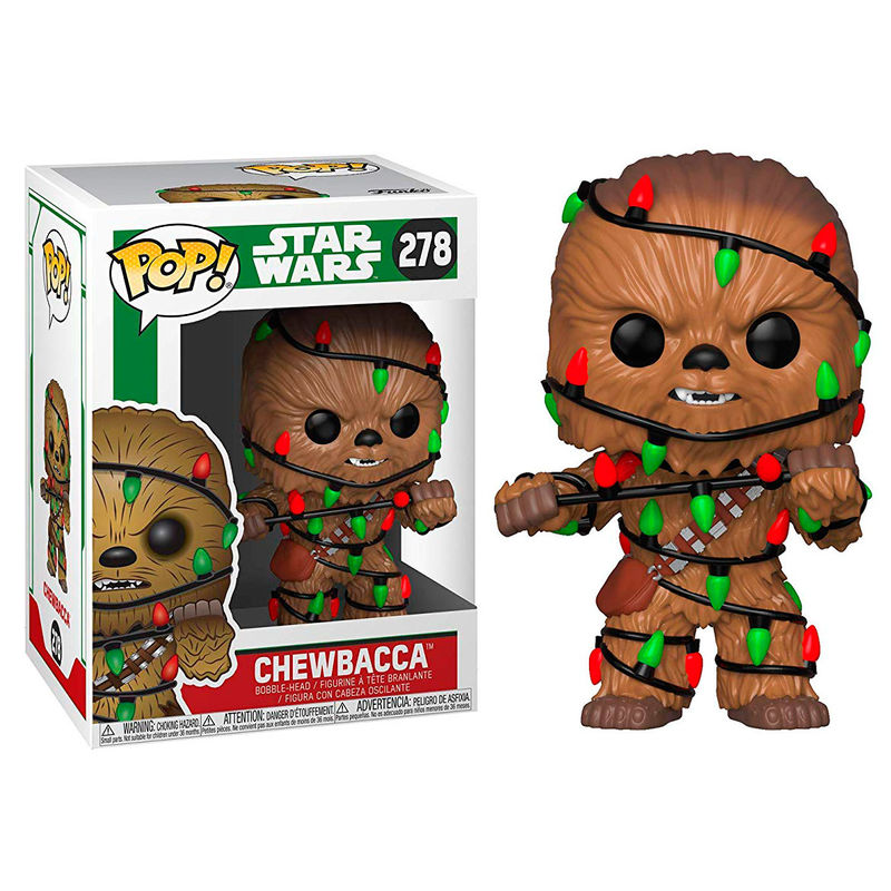 POP figure Star Wars Holiday Chewie with Lights 2