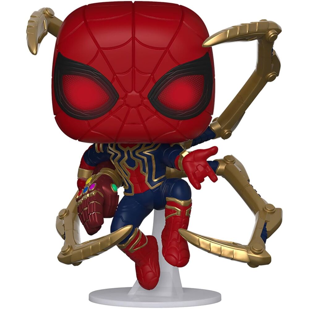 POP figure Marvel Avengers Endgame Iron Spider with Nano Gauntlet 2