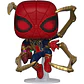 POP figure Marvel Avengers Endgame Iron Spider with Nano Gauntlet - Thumbnail 2