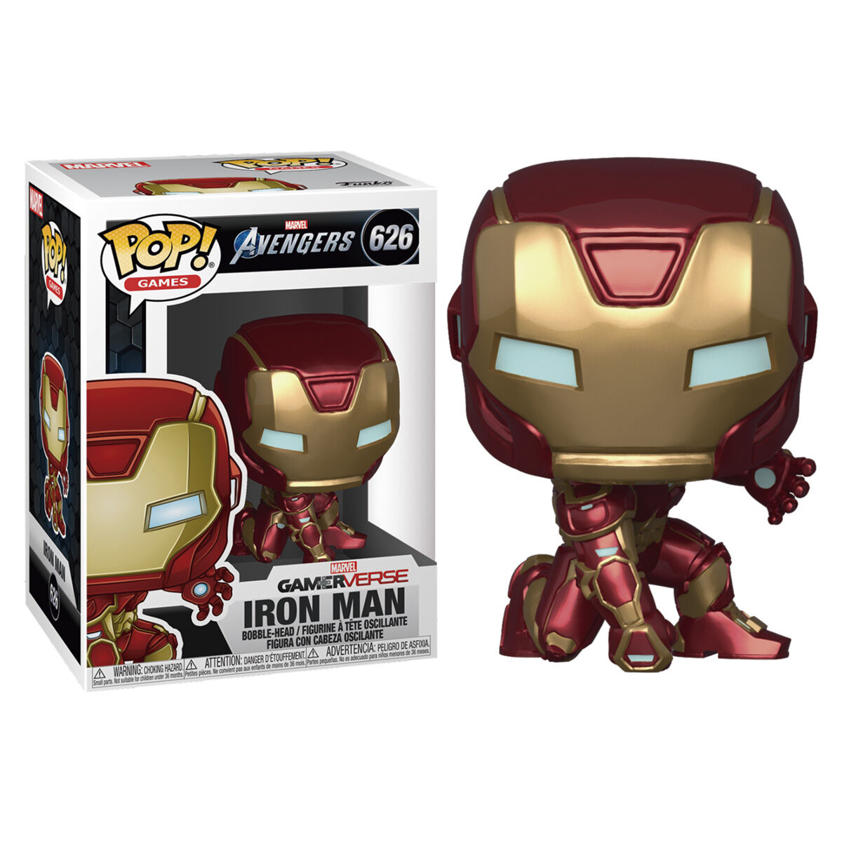POP figure Marvel Avengers Game Iron Man Stark Tech Suit 1