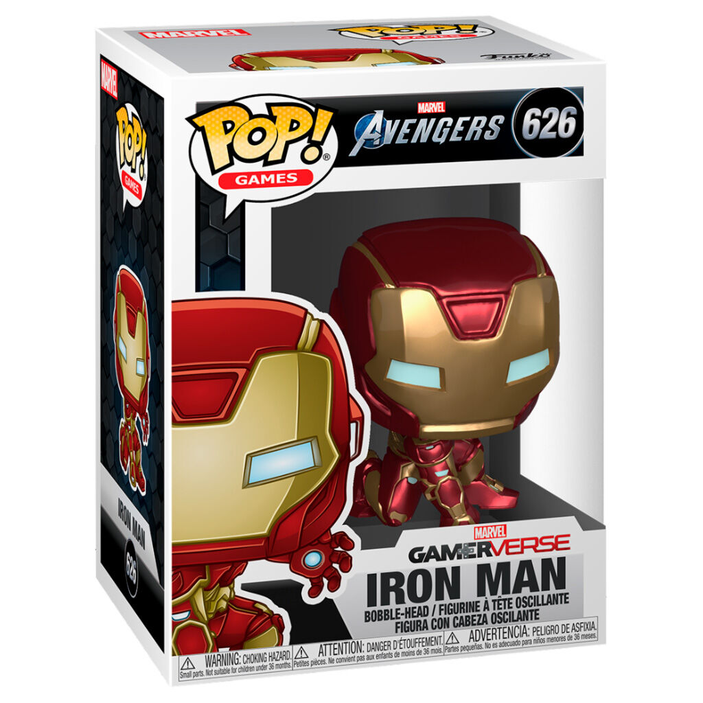 POP figure Marvel Avengers Game Iron Man Stark Tech Suit 2