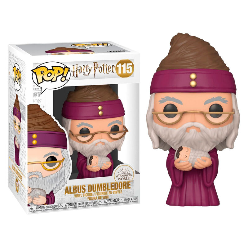 POP figure Harry Potter Dumbledore with Baby Harry 1