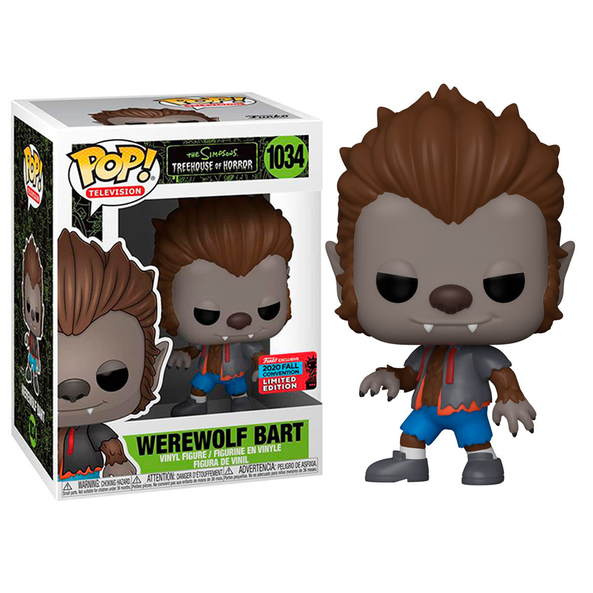 POP figure The Simpsons Werewolf Bart Exclusive 1