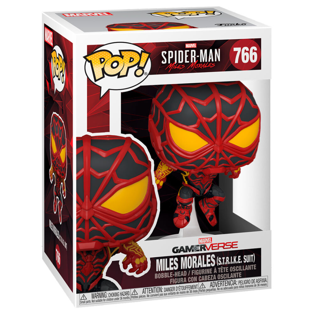 POP figure Marvel Spiderman Miles Morales S.T.R.I.K.E. Suit 2