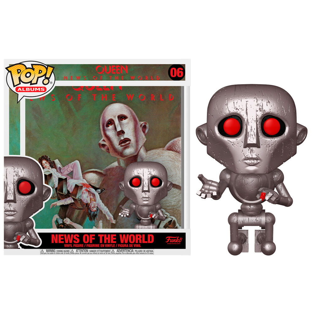POP figure Queen News of the World with Album Case 1
