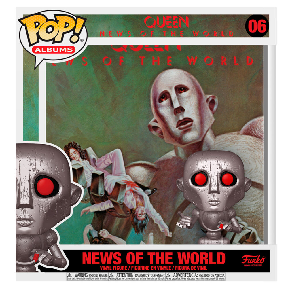 POP figure Queen News of the World with Album Case 2