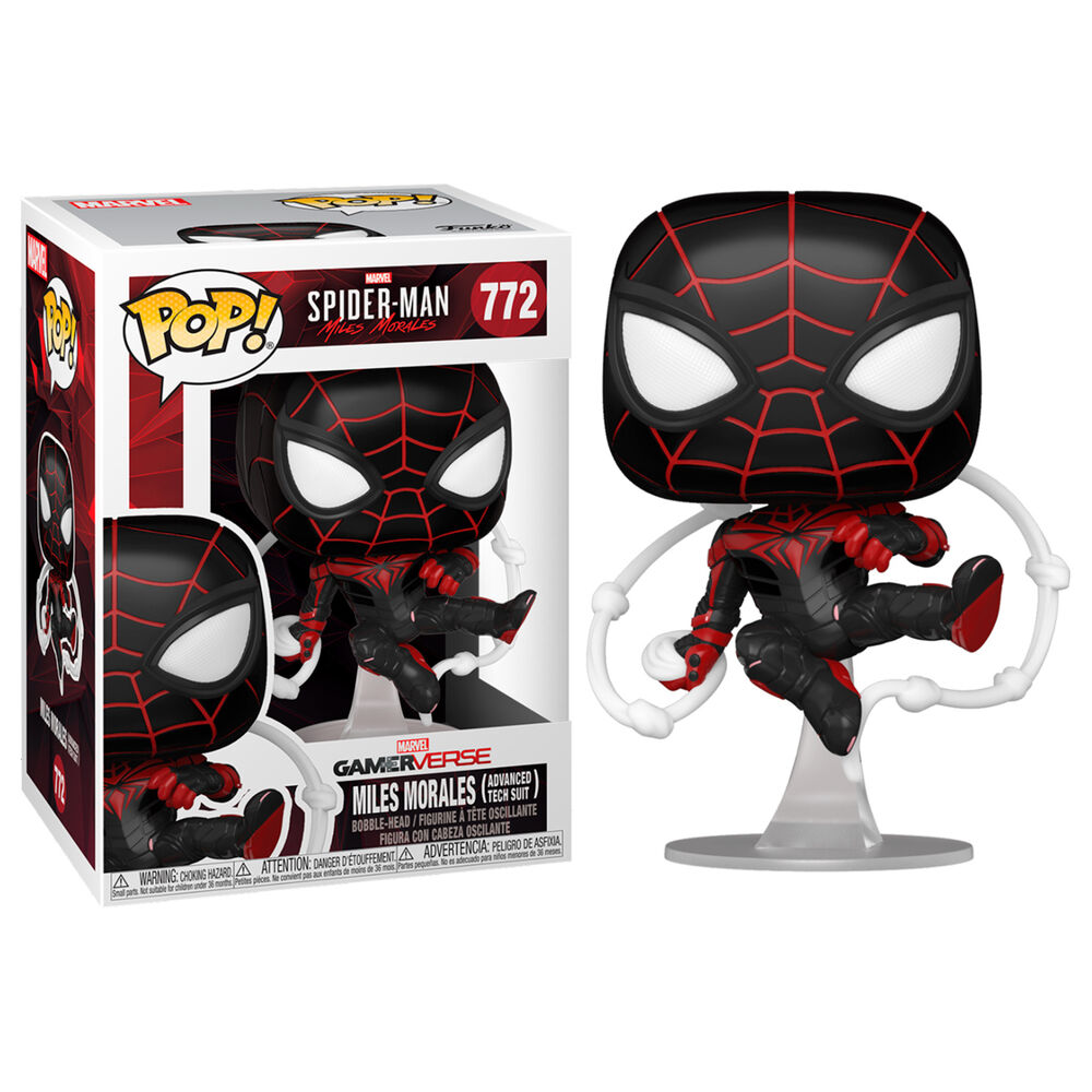 POP figure Marvel Spiderman Miles Morales Advanced Tech Suit 1