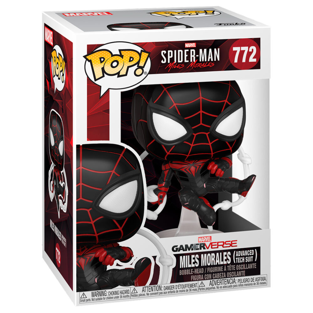 POP figure Marvel Spiderman Miles Morales Advanced Tech Suit 2