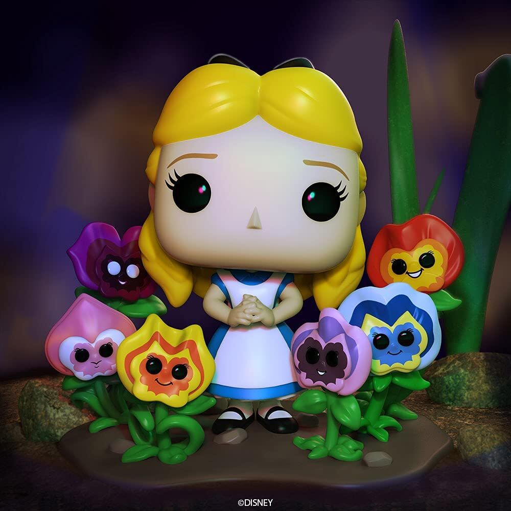 POP figure Disney Alice in Wonderland 70th Alice with Flowers 3