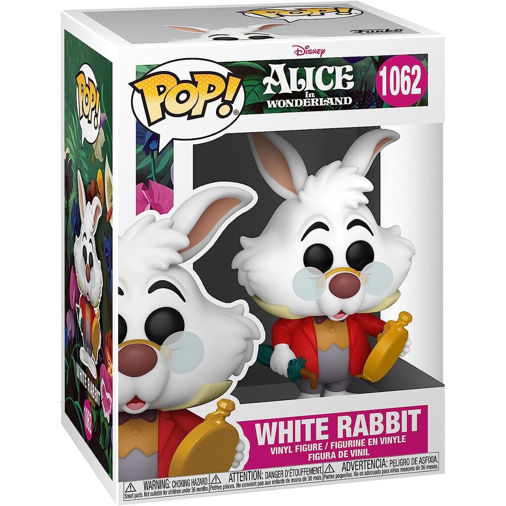 POP figure Disney Alice in Wonderland 70th White Rabbit with Watch 2