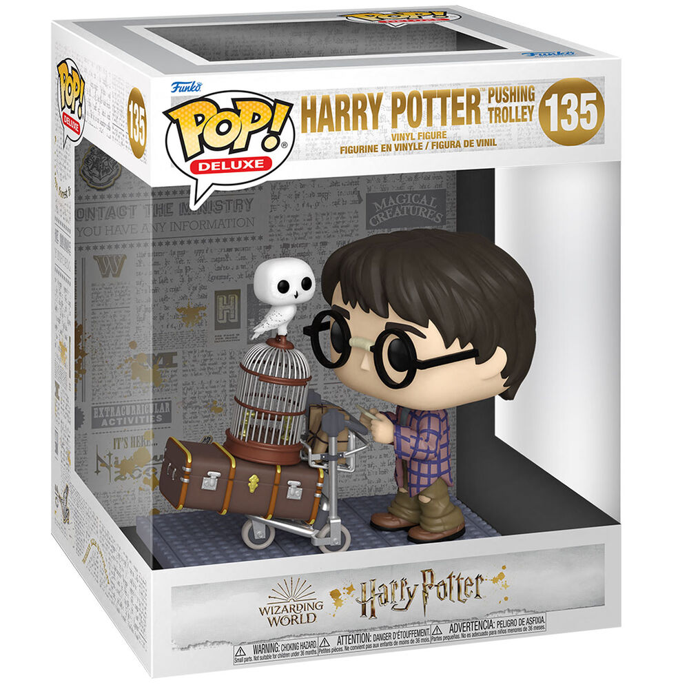 POP figure Harry Potter Anniversary Harry Pushing Trolley 3