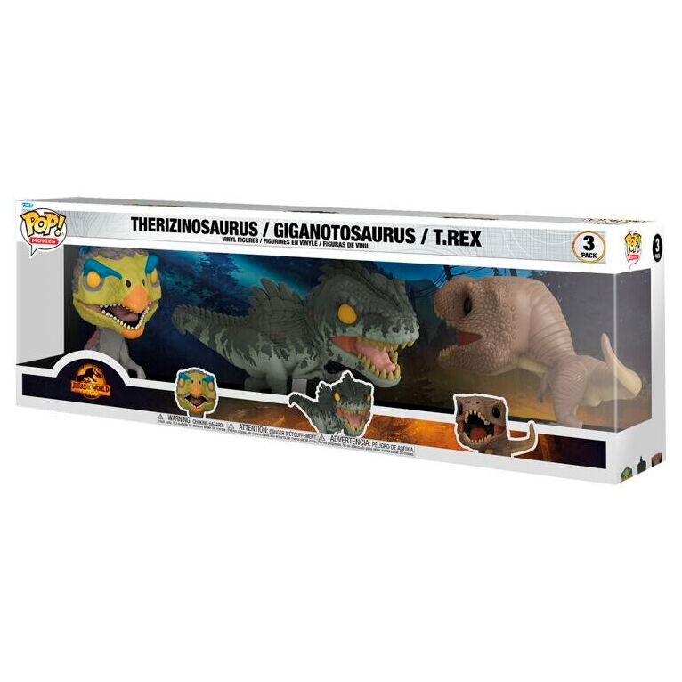 POP pack 3 figures Jurassic World 1