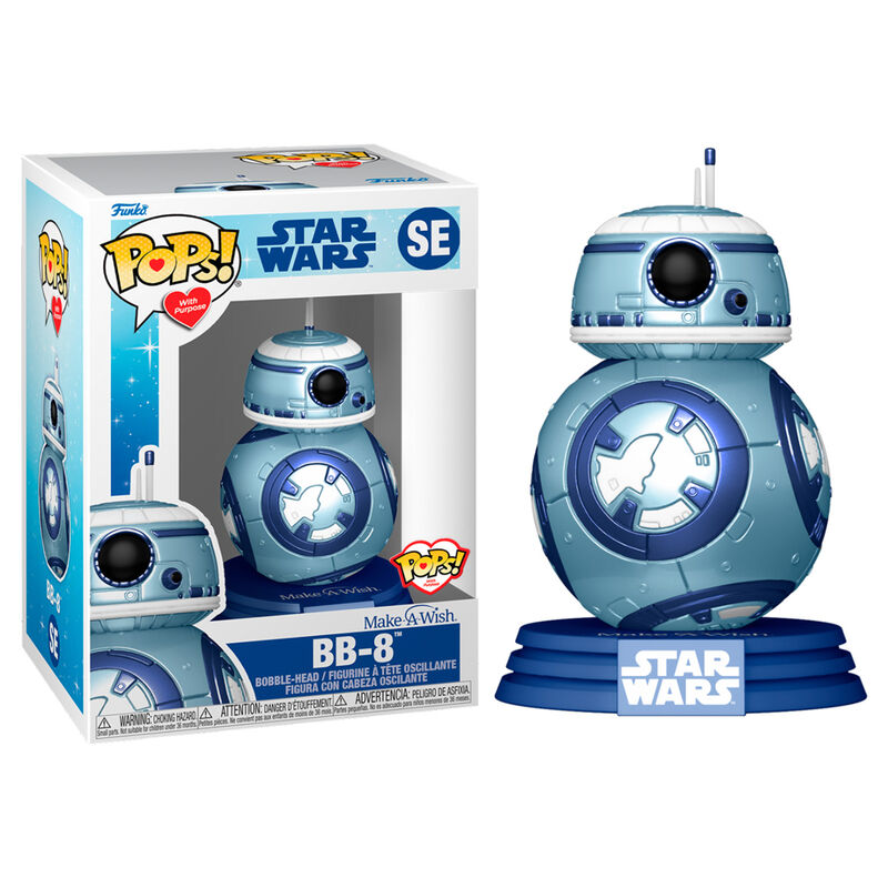 POP figure Star Wars Make a Wish BB-8 Metallic 1
