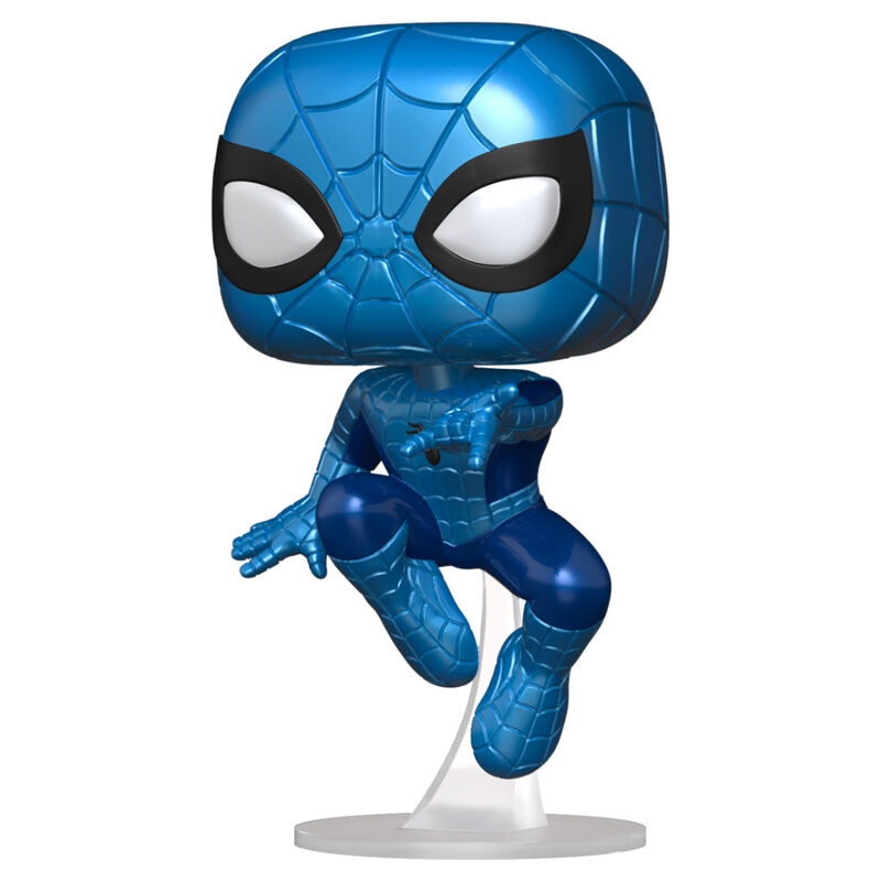 POP figure Marvel Make a Wish Spiderman Metallic 3