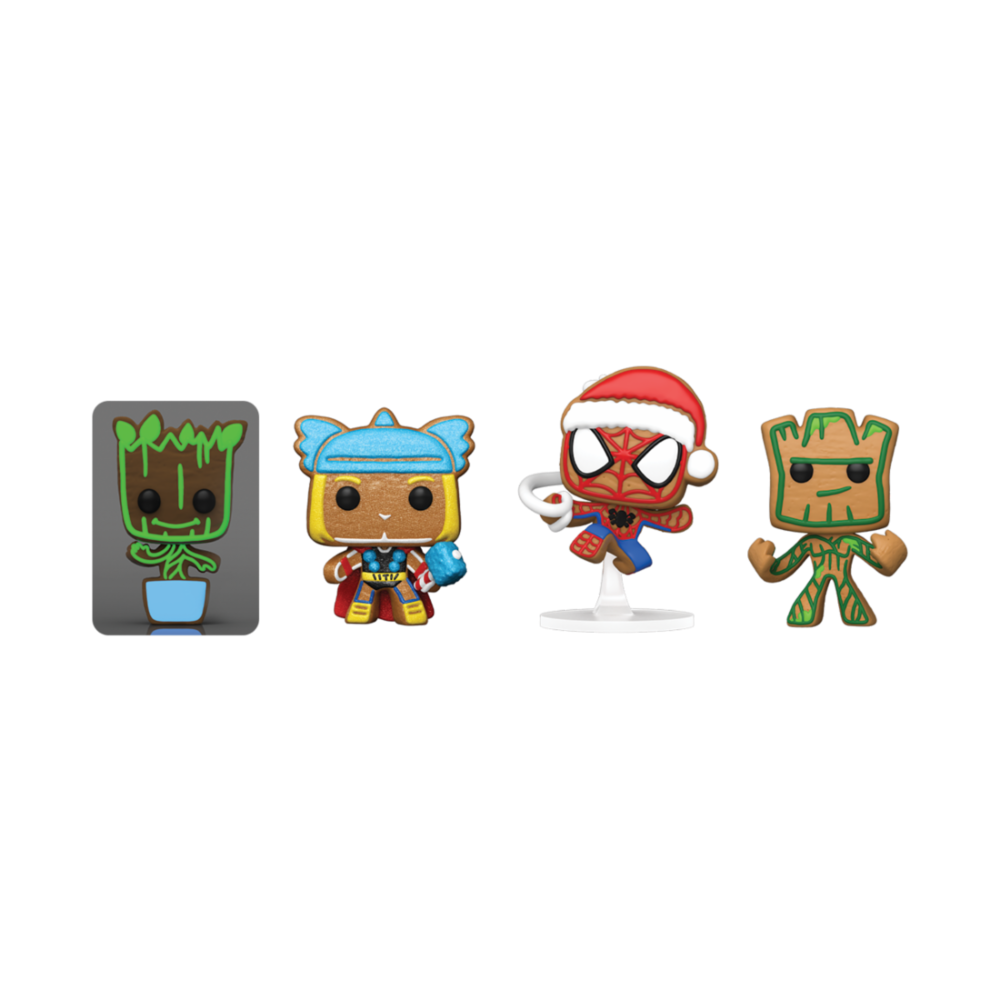 Pocket POP pack 4 figures Marvel Tree Holiday Exclusive 2