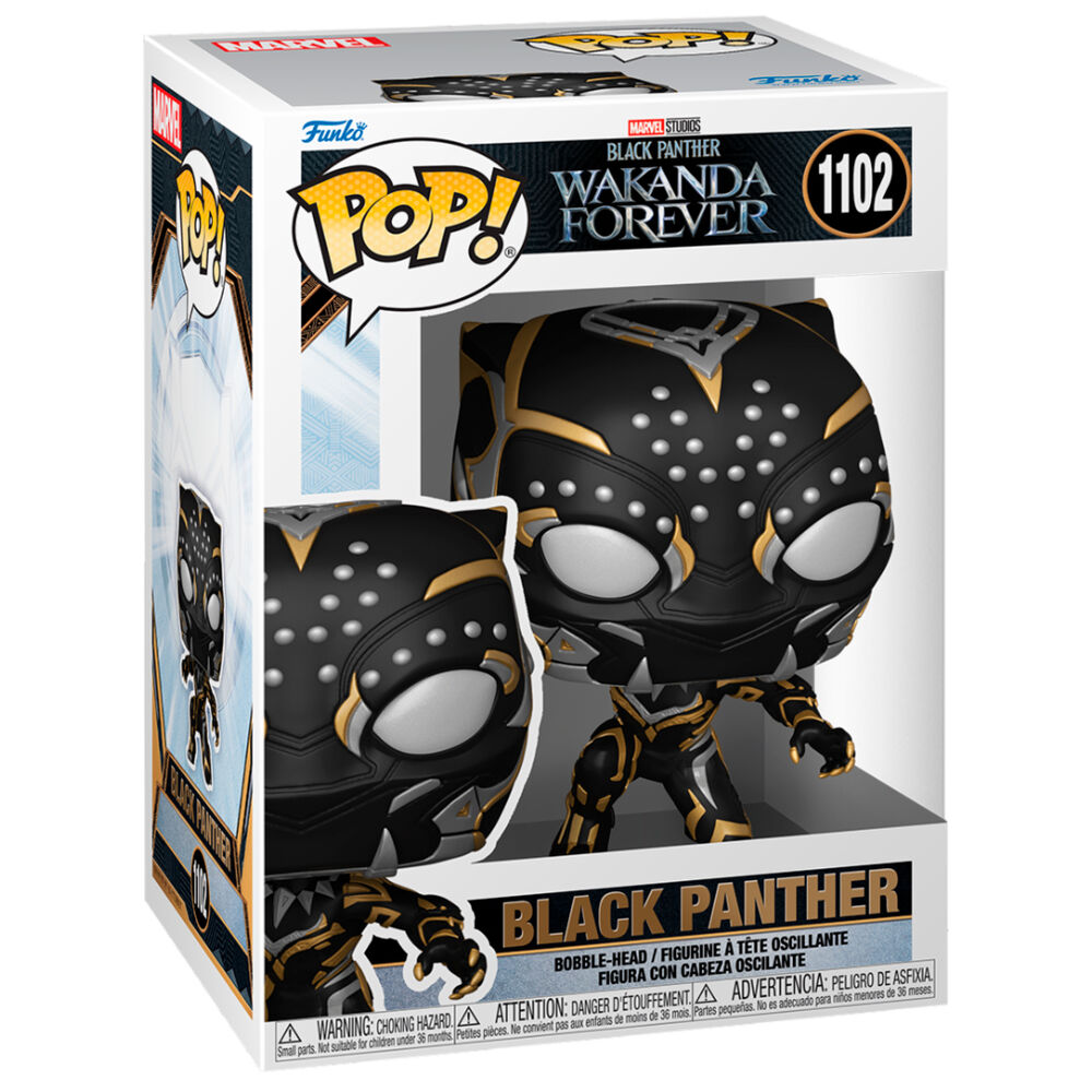 POP figure Marvel Black Panther Wakanda Forever Black Panther 3