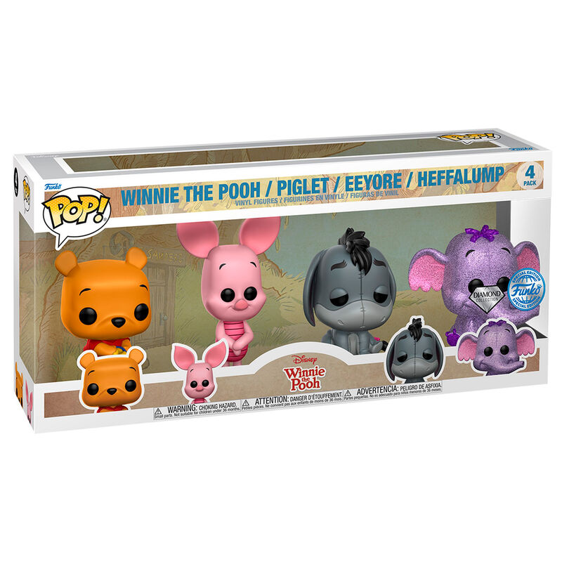 POP pack 4 figures Disney Winnie the Pooh Exclusive 1
