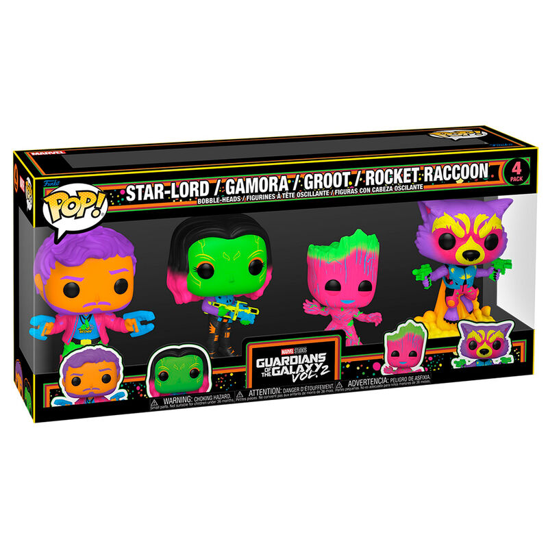 POP pack 4 figures Marvel Guardians of the Galaxy 2 Exclusive 1