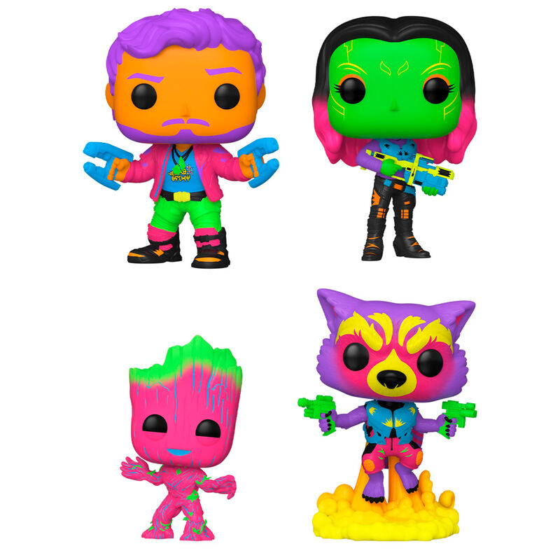 POP pack 4 figures Marvel Guardians of the Galaxy 2 Exclusive 2