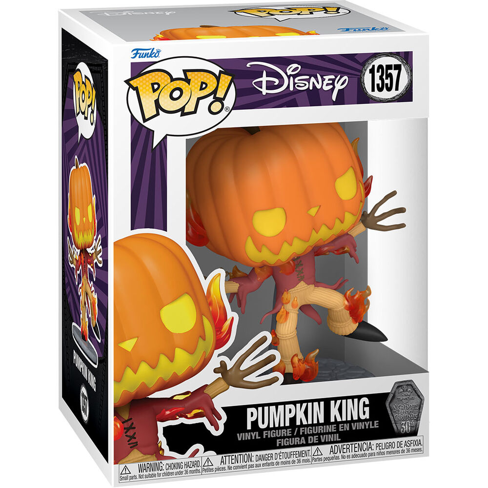 POP figure Disney Nightmare Before Christmas 30th Anniversary Pumpkin King 1