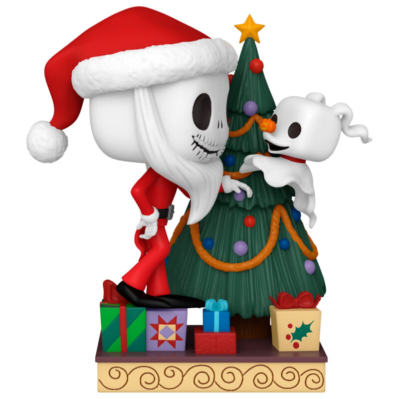 POP figure Deluxe Disney Nightmare Before Christmas 30th Anniversary Jack Skellington and Zero 2