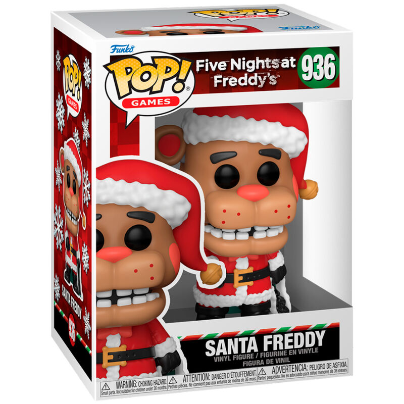 POP figure Five Nights at Freddys Holiday Santa Freddy 2
