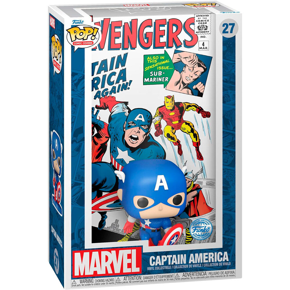 POP figure Comic Cover Marvel Avengers Captain America 2