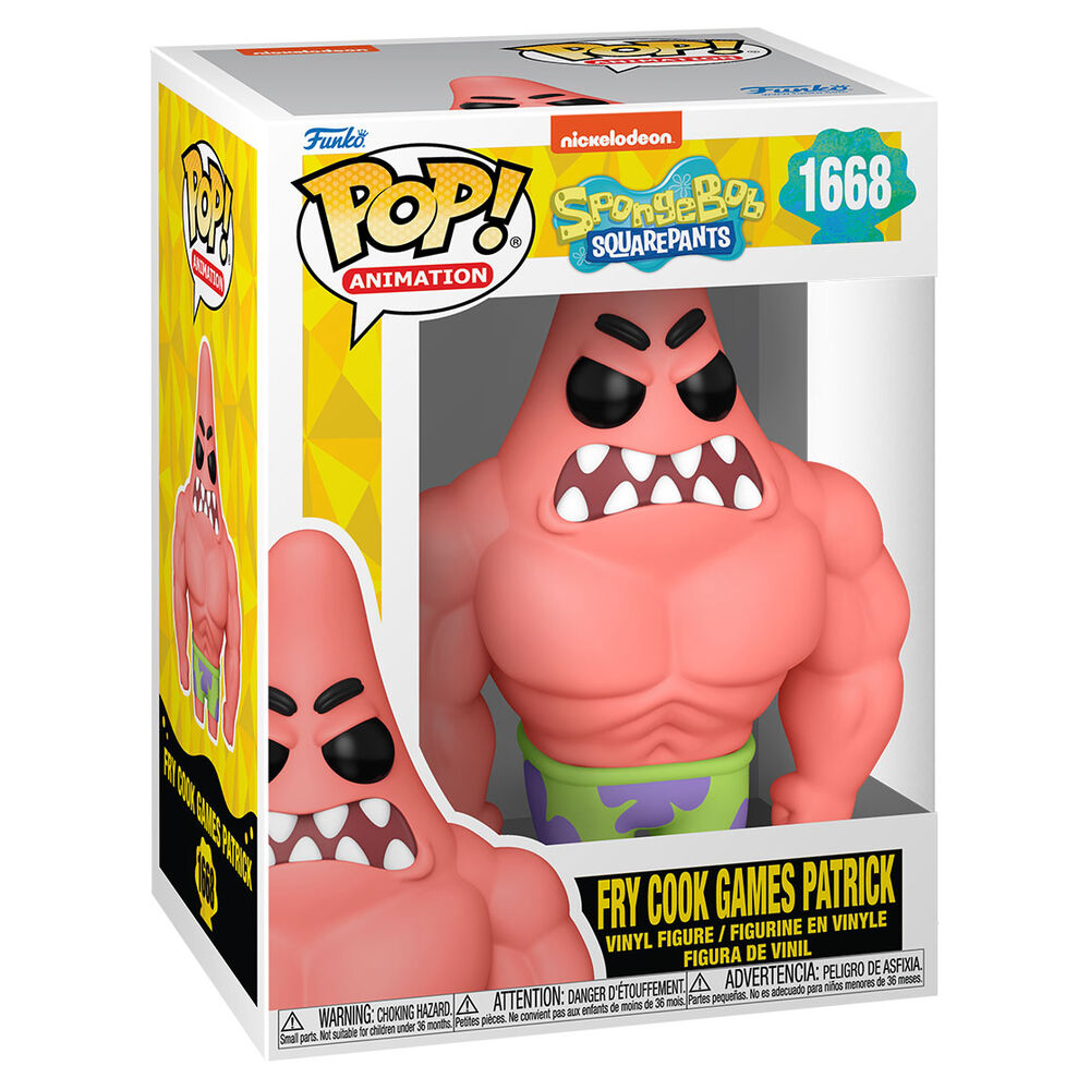 POP figure Sponge Bob Fry Cook Game Patrick 2