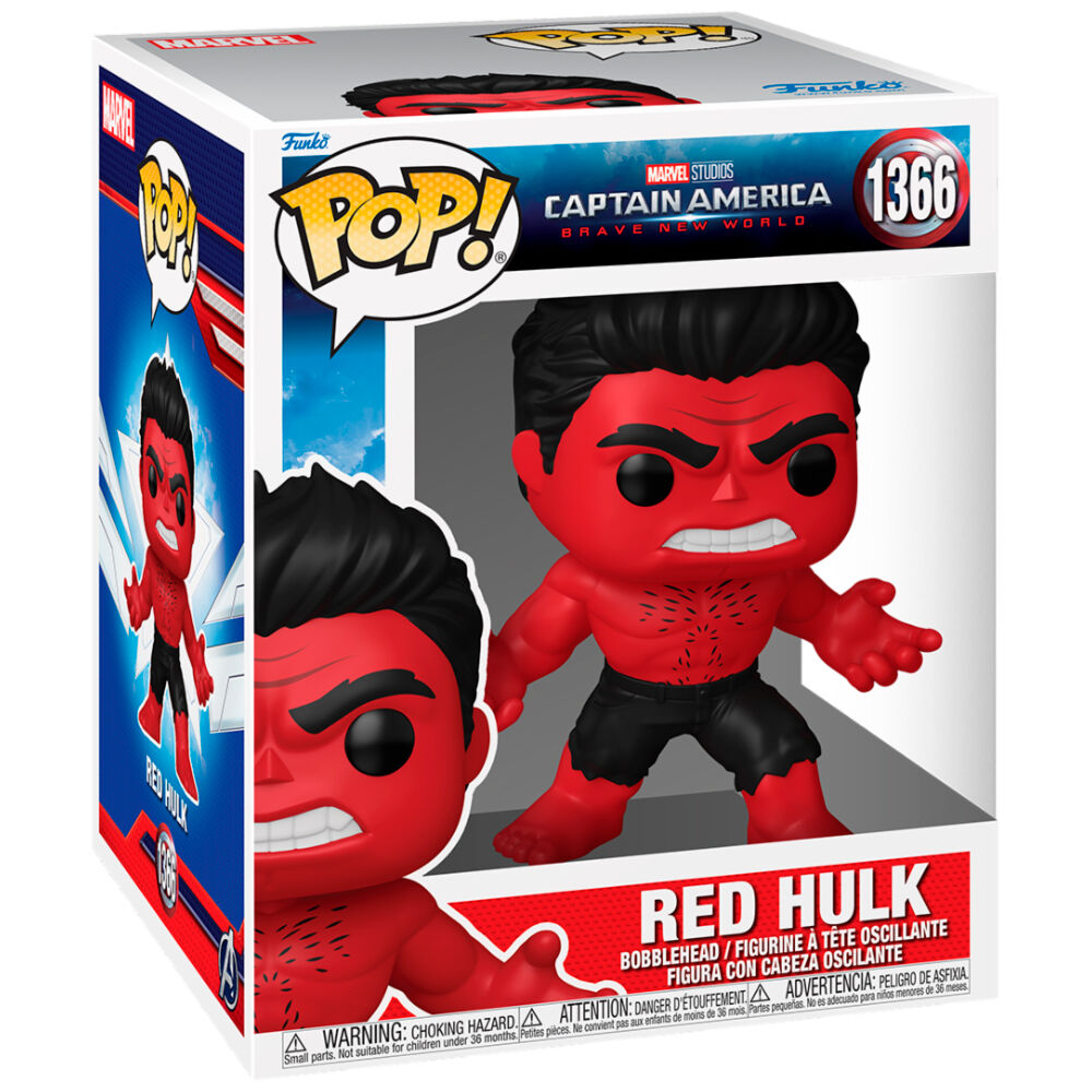 POP figure Super Marvel Captain America Brave New World Red Hulk 1